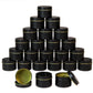 Black Candle Tins 4oz, Bulk Candle Making Tins 24 Piece Candle Containers, Wholesale Candle Jars for Candle Making - Black